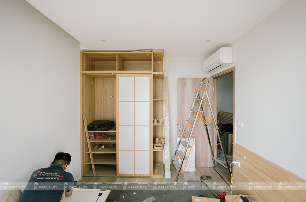 thiết kế thi công nội thất căn 3 ngủ swan lake onsen ecopark